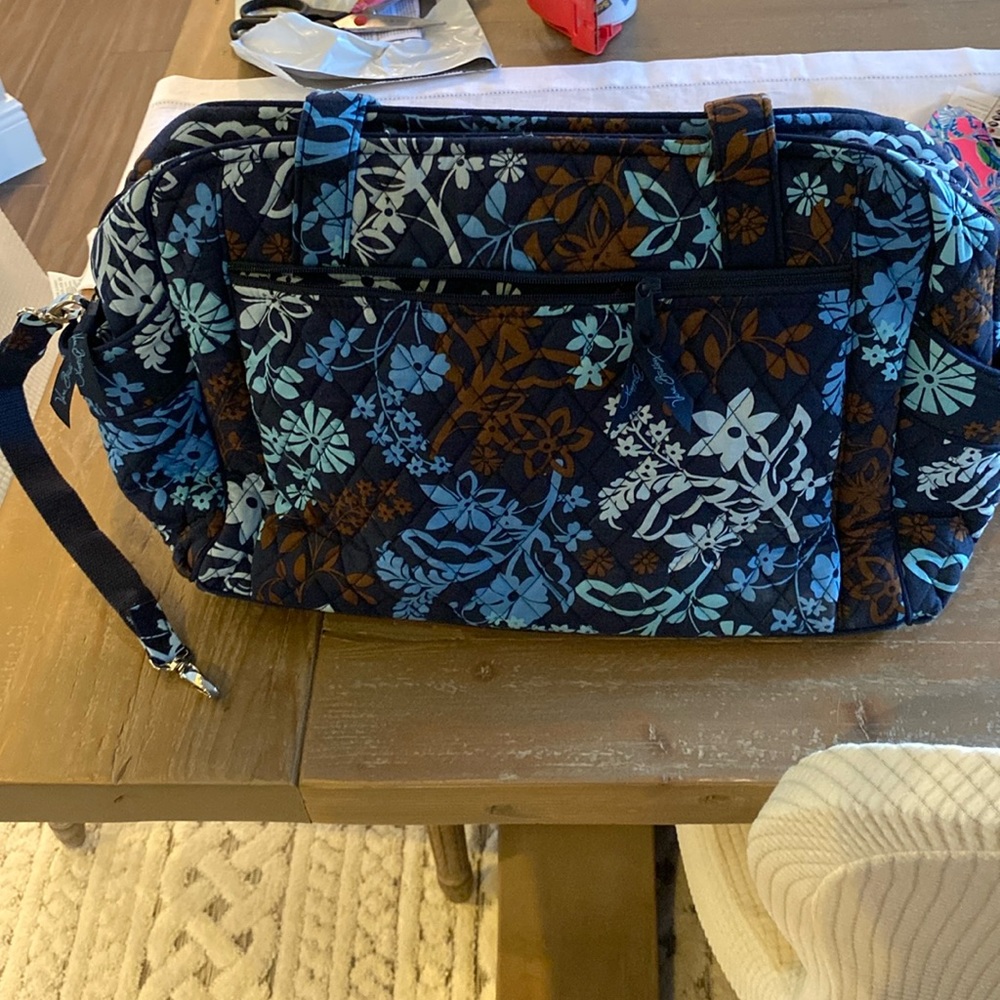 Vera Bradley diaper bag with changing pad